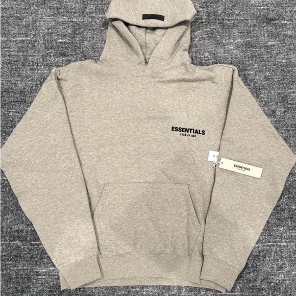 Fear of God Other - Fear of God Essentials Taupe Beige Pullover Hoodie